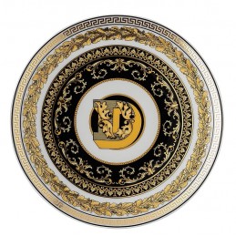 Versace Rosenthal Virtus Alphabet D  Plate 17 cm
