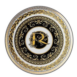Versace Virtus Alphabet R Piatto Piano 17 cm