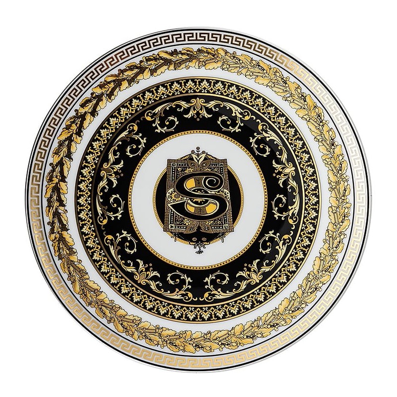 Versace Virtus Alphabet S Piatto Piano 17 cm