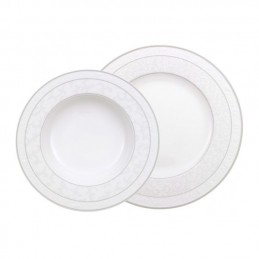 Villeroy & Boch Gray Pearl Set Tavola 12 Piatti (Piani,Fondi)