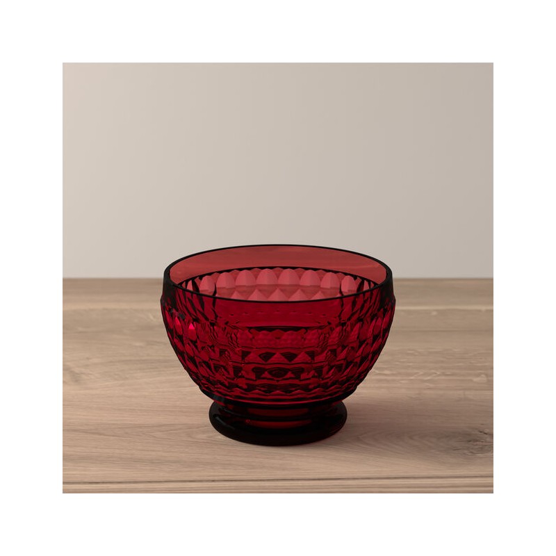 Villeroy & Boch Boston Coloured Set 4 Pcs Dessert Bowl Red 0760