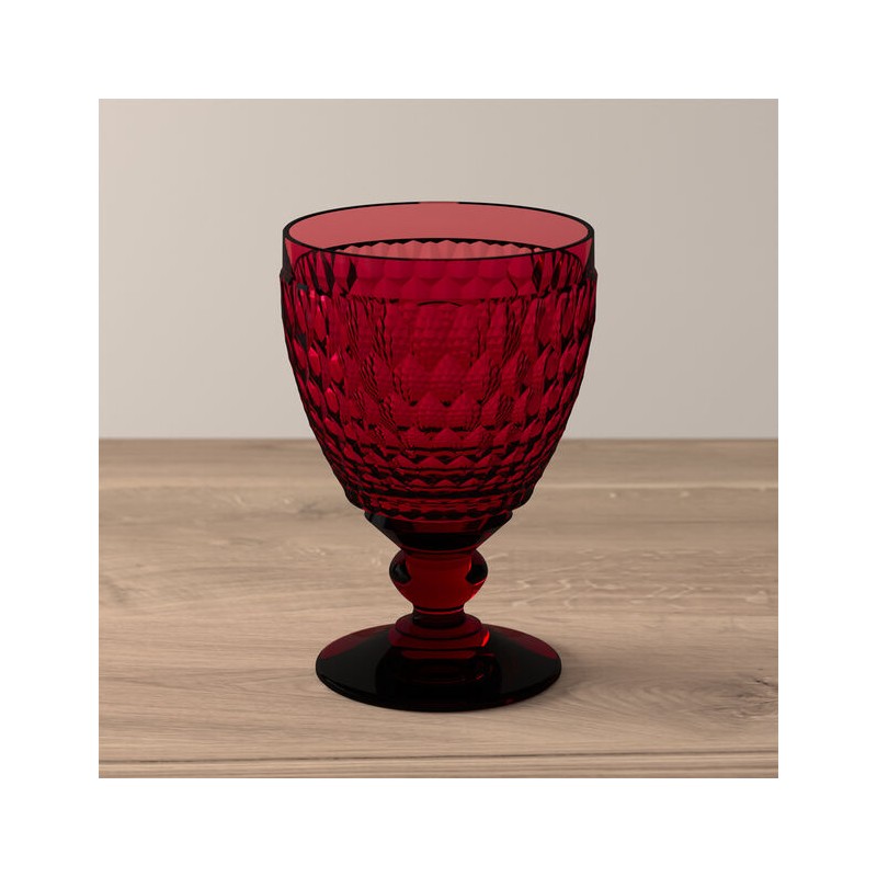 Villeroy & Boch Boston Coloured Set 4 Calici Acqua Rossi 0130