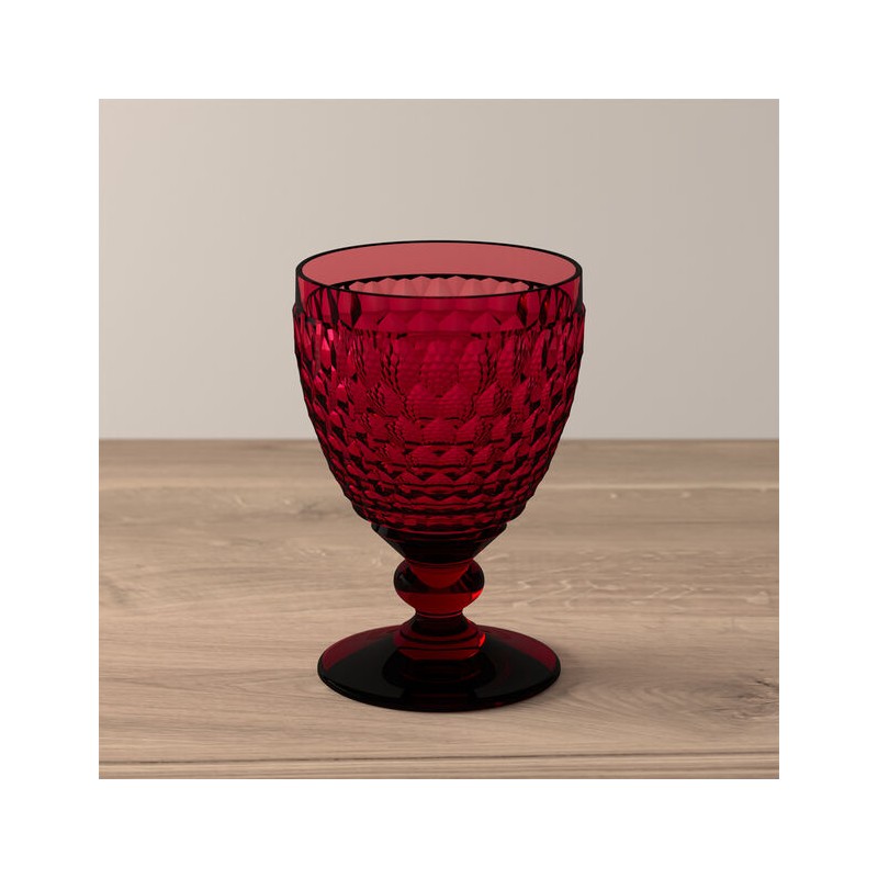 Villeroy & Boch Boston Coloured Set 4 Calici Vino Rosso Rossi 0020
