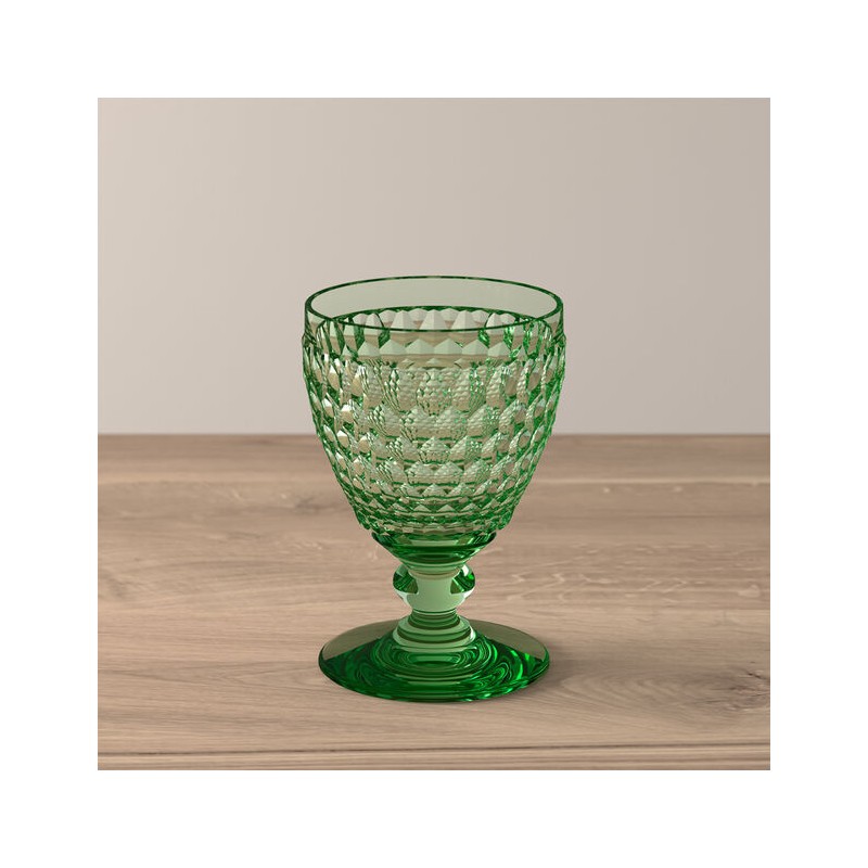 Villeroy & Boch Boston Coloured Set 4 Pcs White Wine Glasses Green 0032