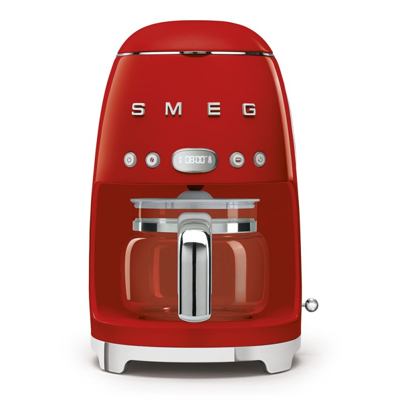 Smeg Macchina Caffe Filtro Rossa Estetica Anni 50 DCF01RDEU