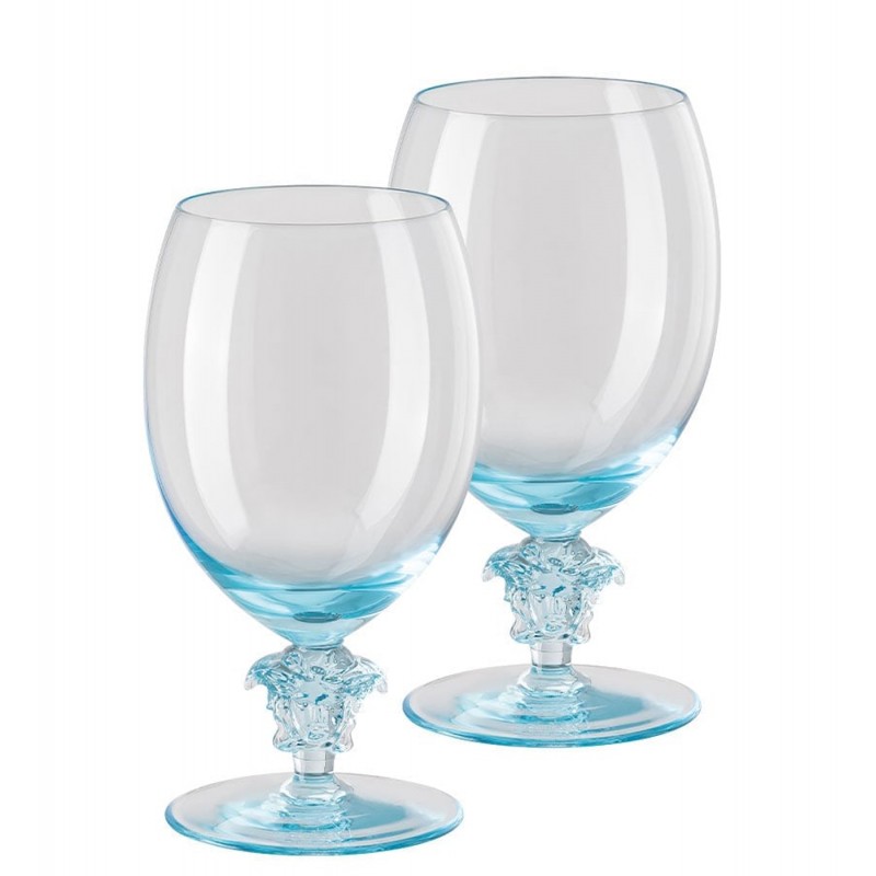 Versace Medusa Lumiere Teal 2nd Edition Set 2 Calici Vino Rosso