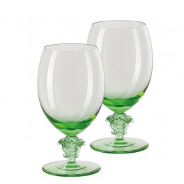 Versace Medusa Lumiere Mint 2nd Edition Set 2 Calici Vino Rosso
