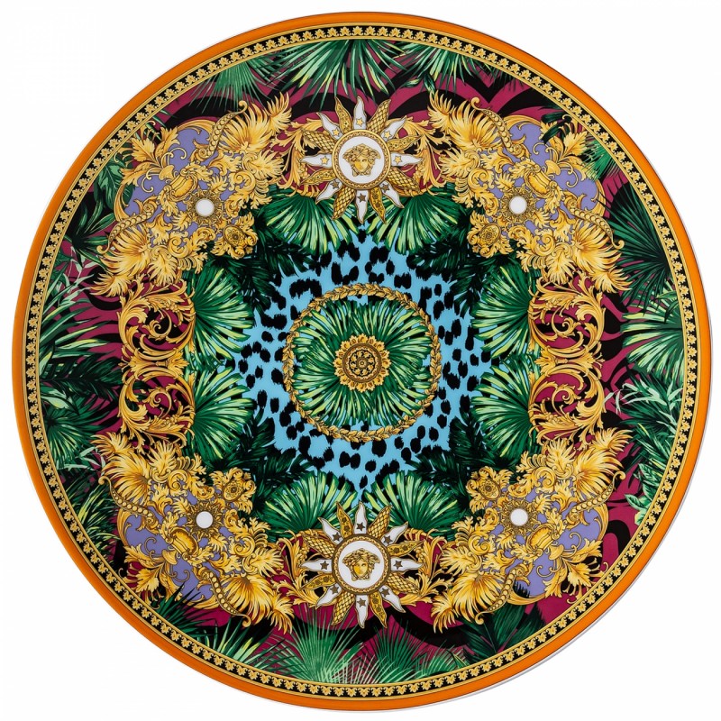 Versace Rosenthal Jungle Animalier Wild Service Plate 33 cm
