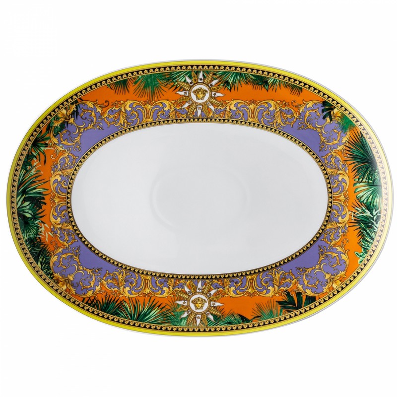 Versace Rosenthal Jungle Animalier Oval Platter 38 cm