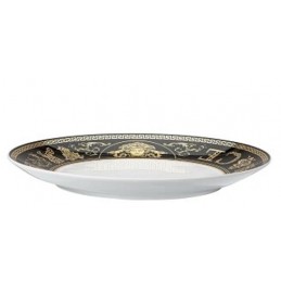 Versace Rosenthal Virtus Gala Black Salad Plate 21 cm