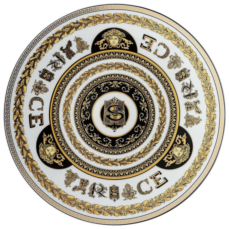 Versace Virtus Alphabet S Piatto Segnaposto 33 cm