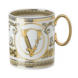 Versace Rosenthal Virtus Gala White Mug with Handle