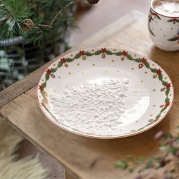 Villeroy & Boch Toy's Fantasy Bowl with relief Christmas Tree