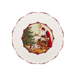 Villeroy & Boch Toy's Fantasy Pastry Plate 41 cm Santa brings gifts