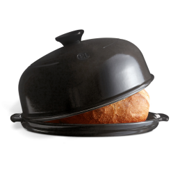 Emile Henry Bread Cloche Fusain 795507