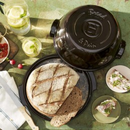 Emile Henry Bread Cloche Fusain EH799108