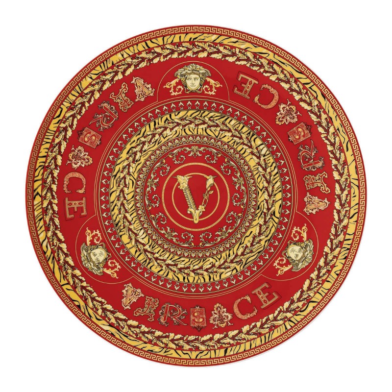 Versace Rosenthal Virtus Holiday Christmas Plate 33 cm - 2021 Edition