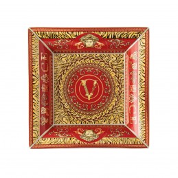 Versace Rosenthal Virtus Holiday Square Bowl 28 cm