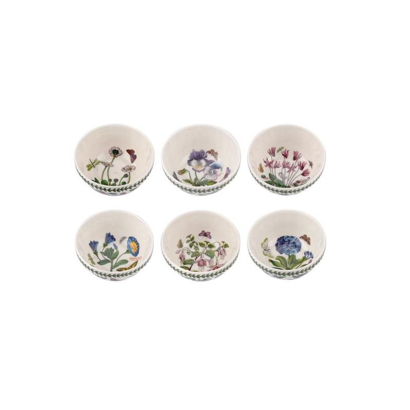 Portmeirion Botanic Garden Set 6 Coppette Macedonia 13 cm