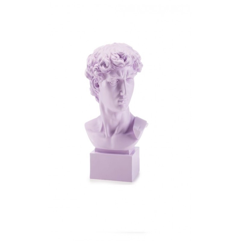 Palais Royal - Lamart Purple Bust David by Michelangelo H. 18 cm Ref. 1037241