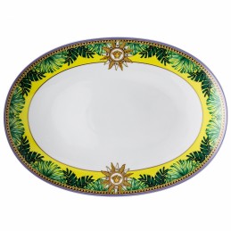 Versace Rosenthal Jungle Animalier Oval Platter 33 cm