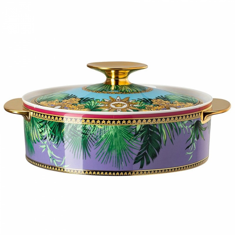 Versace Rosenthal Jungle Animalier Legumiera 1.40 l