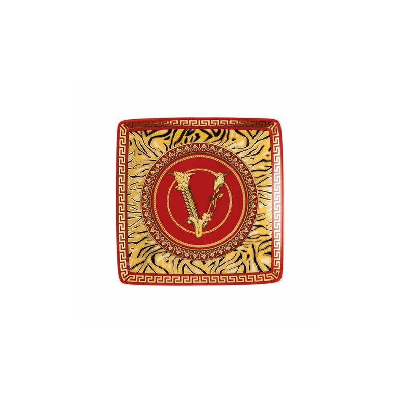 Versace Rosenthal Virtus Holiday Coppetta Quadrata 12 x 12 cm