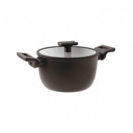 Sambonet Titan Pro Casseruola Antiaderente 20 cm con Coperchio Double Induction