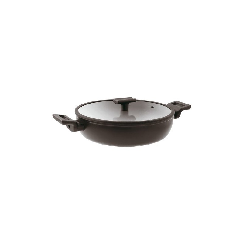 Sambonet Titan Pro Non-stick Casserole Pot 28 cm with Lid Double Induction