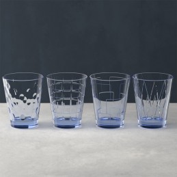 Villeroy & Boch Dressed Up Set 4 Pcs Water Glass Blue
