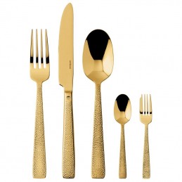 Sambonet Siena Pvd Gold Flatware Set 30 Pcs 52717GN1