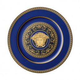 Versace Rosenthal Medusa Blue Service Plate 30 cm