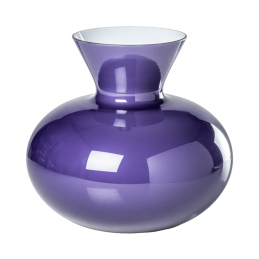 Venini Idria Vase Full-Bodied Violet H 27 cm Murano Glass