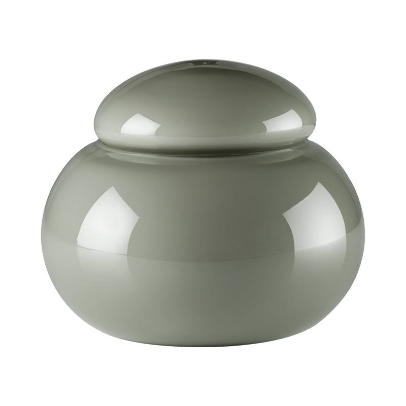 Venini Potiche Casket for Objects, Taupe Ref. 106. 60