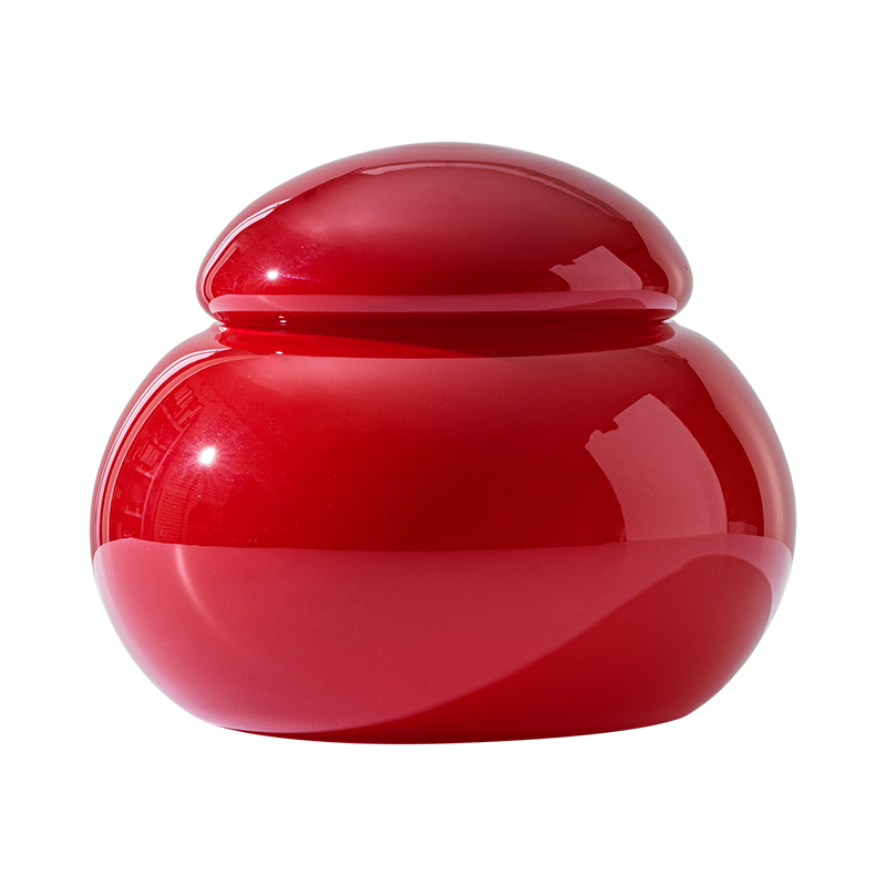 Venini Potiche Casket for Objects, Red Ref. 106. 60