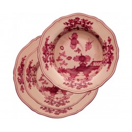 Richard Ginori Oriente Italiano Vermiglio Table Setting 3 Pcs