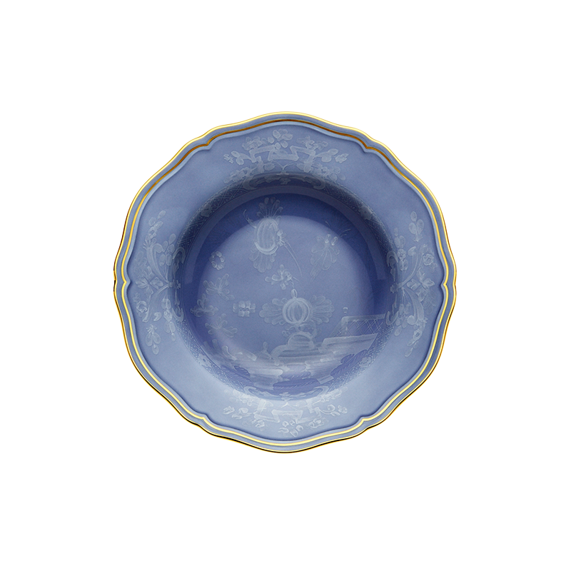 Richard Ginori Oriente Italiano Pervinca Soup Plate 24 cm
