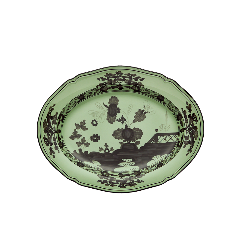 Richard Ginori Oriente Italiano Bario Piatto Ovale 38, 5 cm