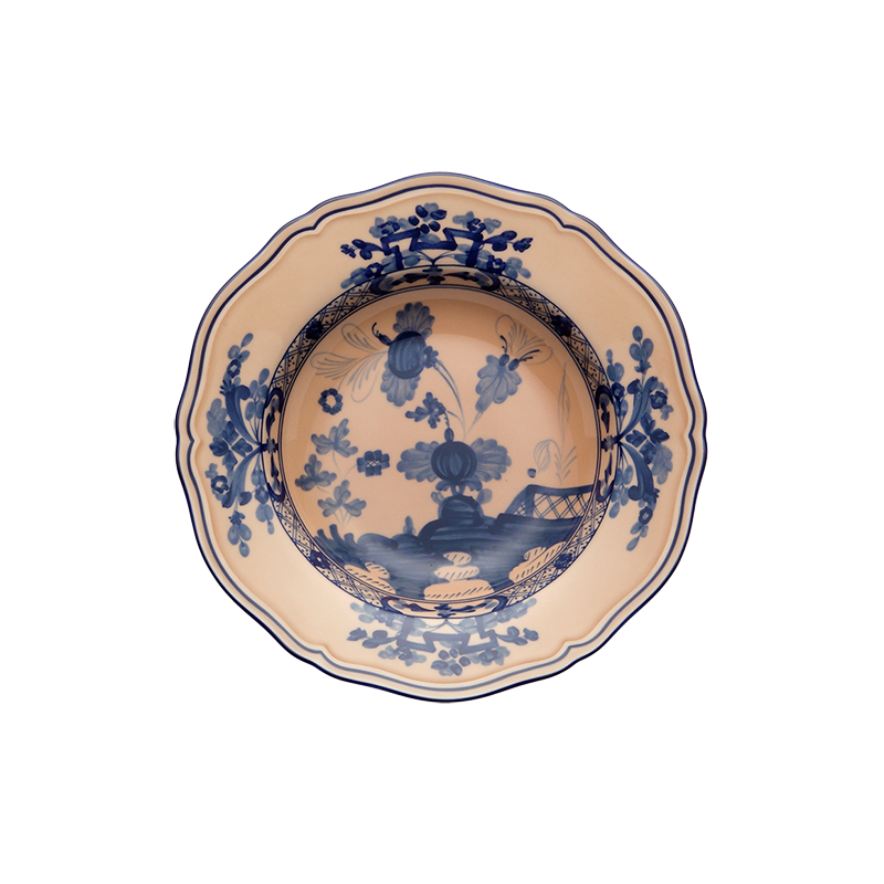 Richard Ginori Oriente Italiano Cipria Piatto Fondo 24 cm