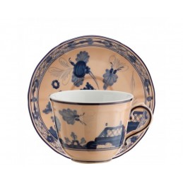 Richard Ginori Oriente Italiano Cipria Coffee Cup with Saucer